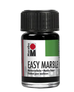 Photo MARABU : Peinture pour marbrure - 15 ml - Noir 13050039073