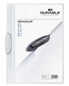 Photo Chemise de présentation A4 à clip - Blanc (DURABLE 2260-02)