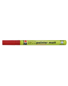 Photo MARABU  Deco Painter Matt 01220031125 : Marqueur décoratif  - Rouge cerise utilisation