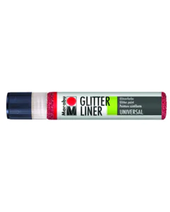 Photo MARABU Glitter-Liner 18030009538 : Peinture pour textile - Rubis brillant