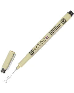 Photo Stylo feutre à pointe fine - 0,25 mm - Noir : SAKURA Pigma Micron 01