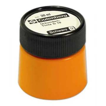 GUTENBERG : Encre pour actes - 30 ml - Noir 10102