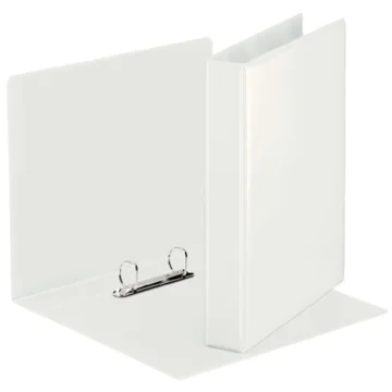 Photo Classeur A5 personnalisable 2 anneaux - Dos de 40 mm - Blanc ESSELTE