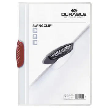 Photo Chemise de présentation A4 à clip - Rouge (DURABLE 2260-03)