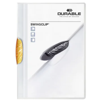 Photo Chemise de présentation A4 à clip - Orange (DURABLE 2260-09)