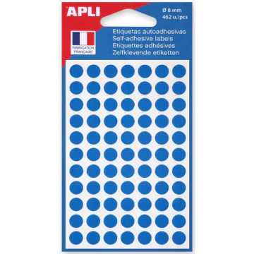 Photo Pastilles adhésives 8 mm Bleu AGIPA 111832
