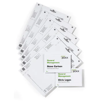 Photo DURABLE 4851-02 : Lot de 20 étiquettes pour plaque de porte - 149 x 105,5 mm