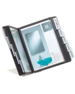 Photo Pupitre de présentation avec socle - A5 : DURABLE VARIO Lot de 10