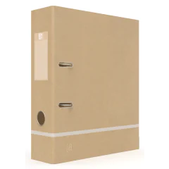 Photo Classeur à levier - Dos 80 mm - Beige OXFORD Touareg
