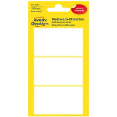 Photo Étiquettes adhésives - 66 x 38 mm - Blanc AVERY