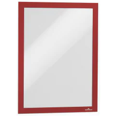 Photo DURABLE 4882-03 Cadres d'affichage magnétiques adhésif - A4 - Rouge