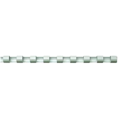 Photo Baquette à relier Blanc 8 mm 21 anneaux Fellowes 5330403