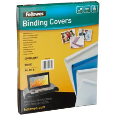 Photo FELLOWES 5379701 Chemise pour thermoreliure A4 - 9-32 feuilles - Blanc