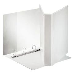 Photo Classeur personnalisable 4 anneaux - Dos de 29 mm - Blanc ESSELTE