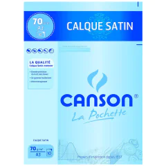 Photo CANSON 200017151 Pochette de 10 feuilles de papier calque - A3