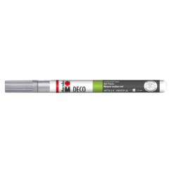 Photo MARABU  Deco Painter Matt 01220031082 : Marqueur décoratif  - Argent