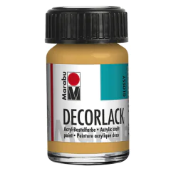 Photo MARABU : Vernis acrylique - Decorlack - 15 ml - Or métallique
