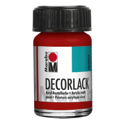 Photo MARABU : Vernis acrylique - Decorlack - 15 ml - Rouge cerise