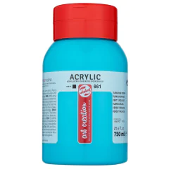 Photo ROYAL TALENS Peinture acrylique ArtCréation - Vert turquoise - 750 ml