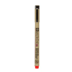 Photo Stylo feutre à pointe fine - 0,5 mm - Rouge : SAKURA Pigma Micron 08